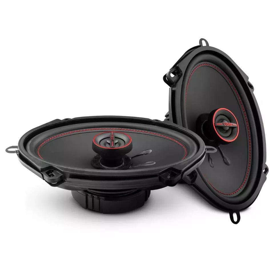 DS18 G5.7Xi 5" x 7" 2-Way 150W Max 4-Ohm Car Audio Coaxial Speakers (Pair)