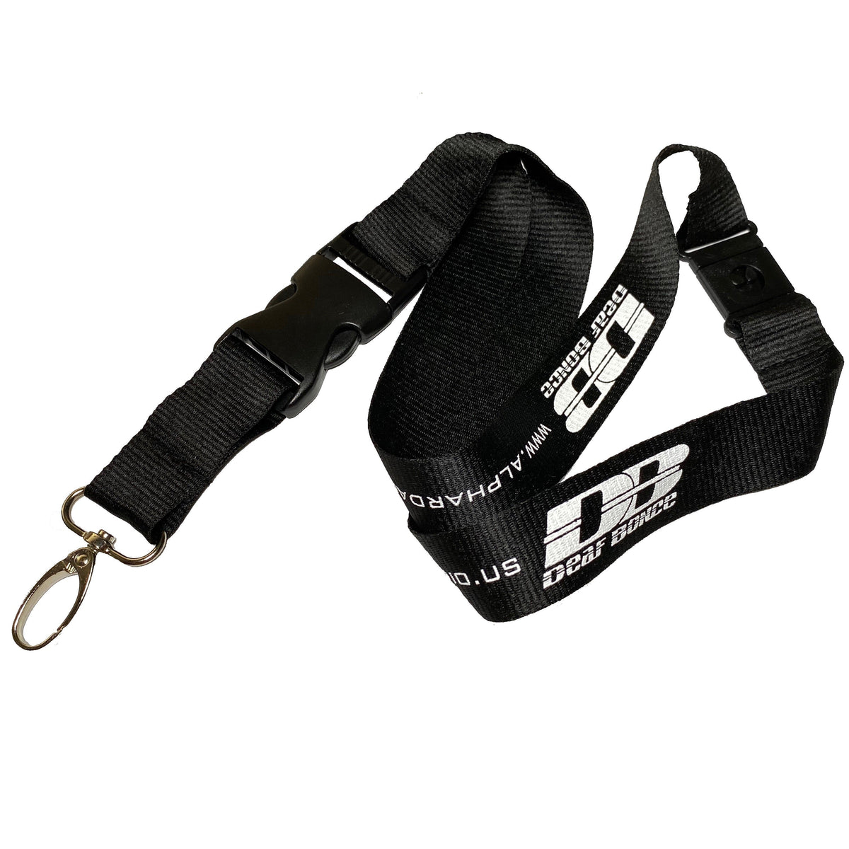 Lanyard with Deaf Bonce logo