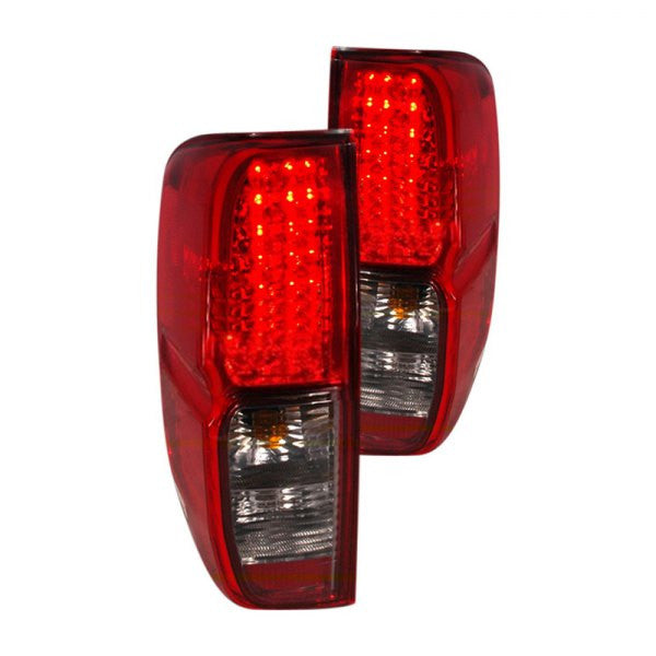 Spec-D 05-12 Nissan Frontier LED Tail Lights Red Smoked