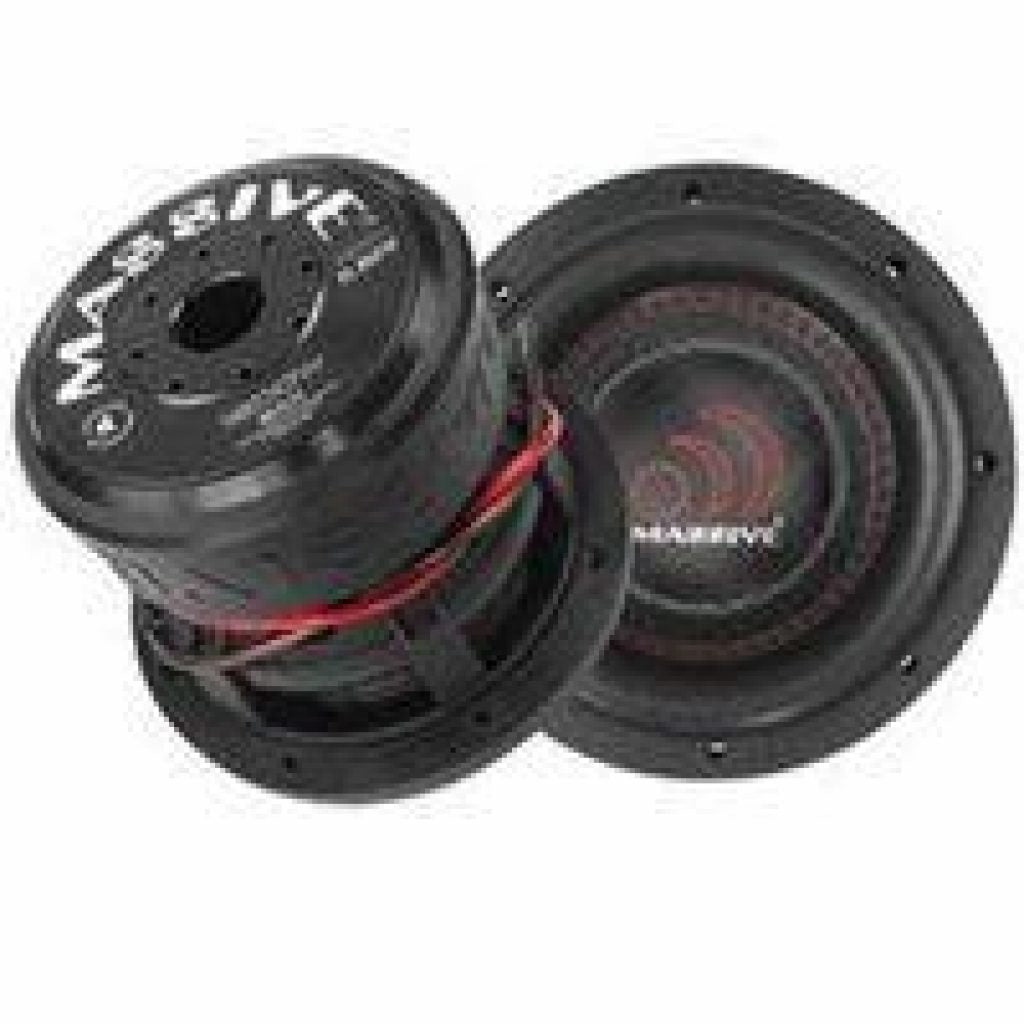 Massive Audio HIPPO H124X 4000 Watt 12" Dual 4 Ohm 3"VC MEGA Subwoofer 2000W RMS