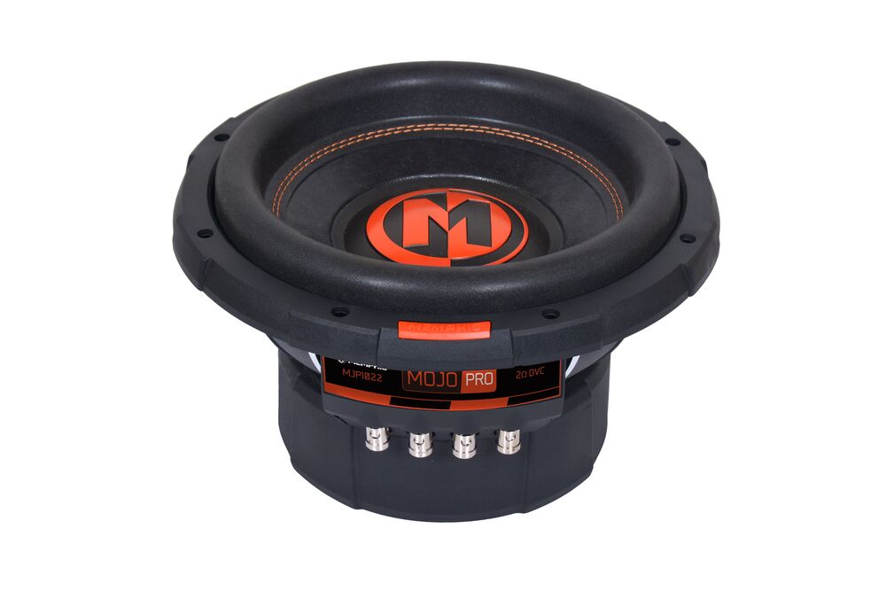 Memphis MJP1022 1500W Peak (750W RMS) 10" Mojo Pro Series Dual 2-Ohm Car Subwoofer