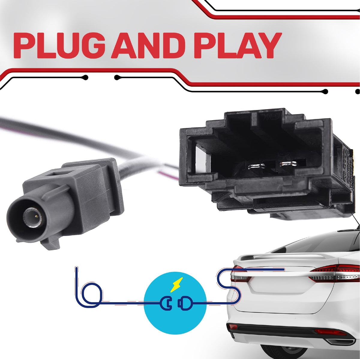 Audi A4/S4 (09-16), A5/S5 (08-17), A6/S6 (12-15), A7/S7 (12-18), Q3 (15-18), Q5/SQ5 (09-17) OEM Replacement Backup Camera OE
