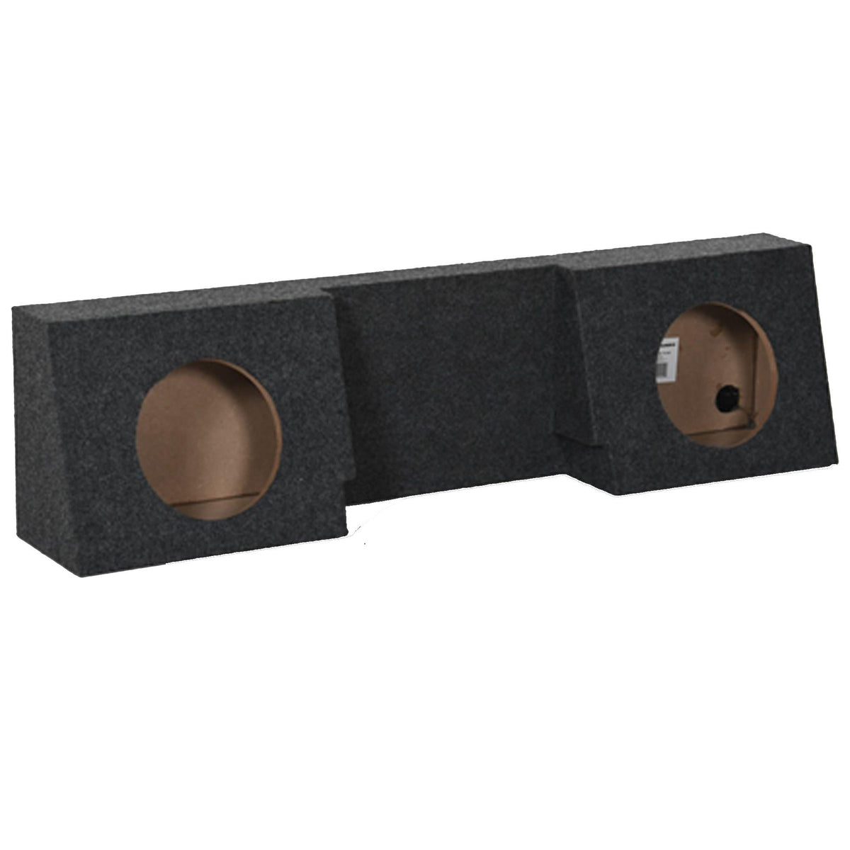 Q-Power Dual 12″ Sealed Enclosure for GM Single Cab 07-18