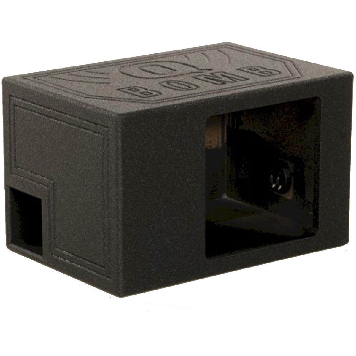 Q-Bomb Single 12″ Side-Ported Woofer Enclosure for Square Woofer