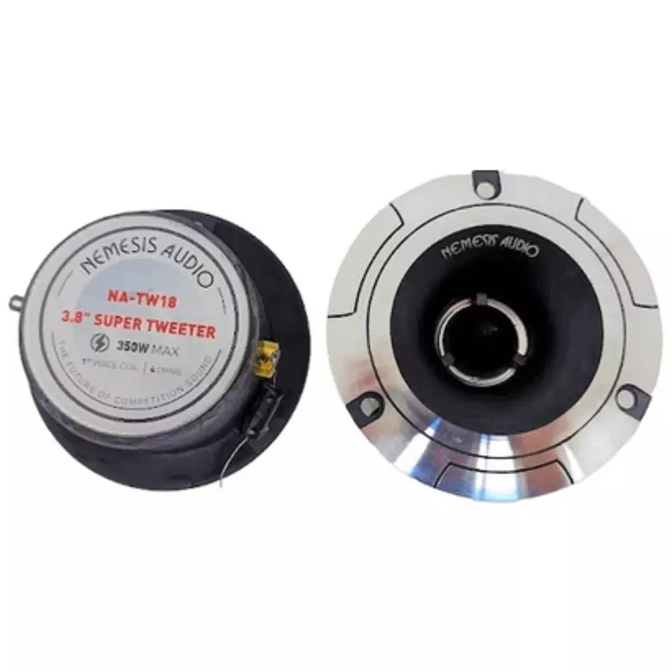 Nemesis Audio NA-TW18 3.8" 350W Max Car Audio Super Bullet Tweeter (Pair)