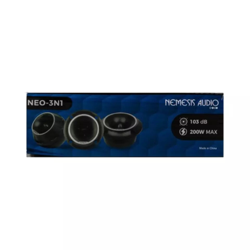 Nemesis Audio NEO-3N1 3" 200 Watts Peak 4-Ohm 1" Voice Coil Car Super Tweeter