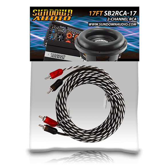 SB2-17FT 2-Channel RCA Interconnect Cables