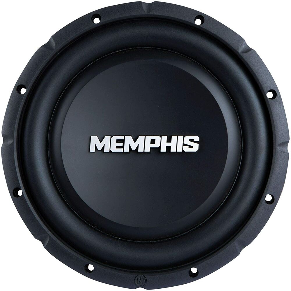Memphis Audio SRXS1040 10" Street Reference Single 4-Ohm Shallow Mount Subwoofer - 250 RMS