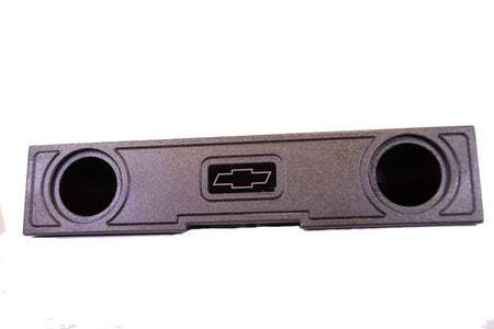 2019-2024 Chevy Silverado & GMC Sierra Double Cab & Crew Cab Ported Enclosure for two 10" subwoofers.