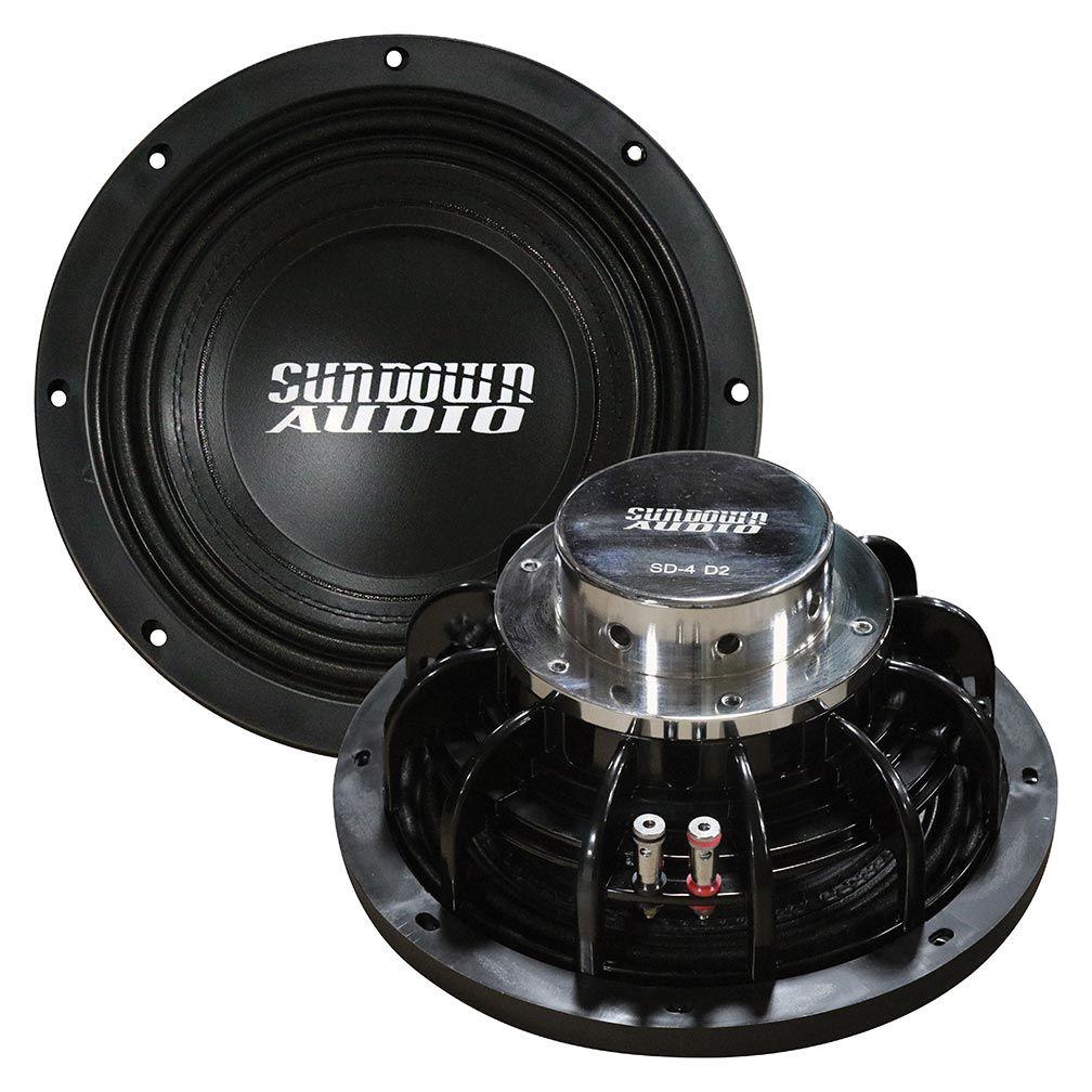 Sundown Audio SD-4 10 D2 SUB 10" 600W RMS Dual 2-OHM SUBWOOFER BASS Speaker New