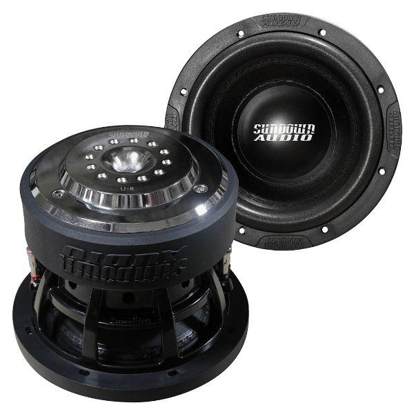 Sundown Audio U-8 D2 8" 600W RMS Dual 2-Ohm Subwoofer