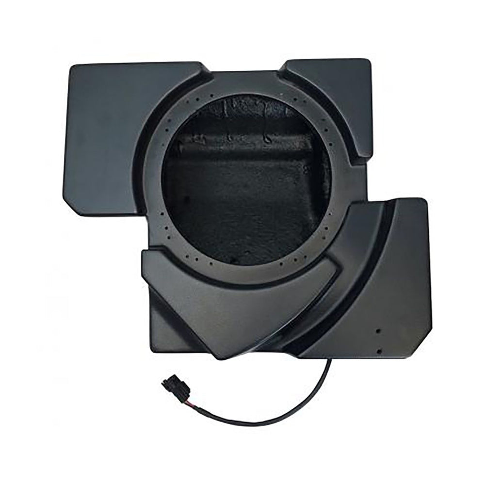 SSV Works X32-PUS10U Custom-fit unloaded 10" under-seat subwoofer enclosure for select 2017-2023 CanAm Maverick X3