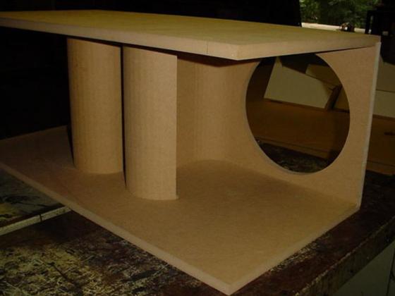 2-10'' Horn Ported Subwoofer Box