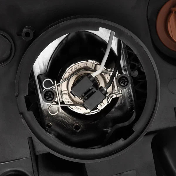 AlphaRex 02-05 Dodge Ram PRO-Series Halogen Projector Headlights Alpha-Black