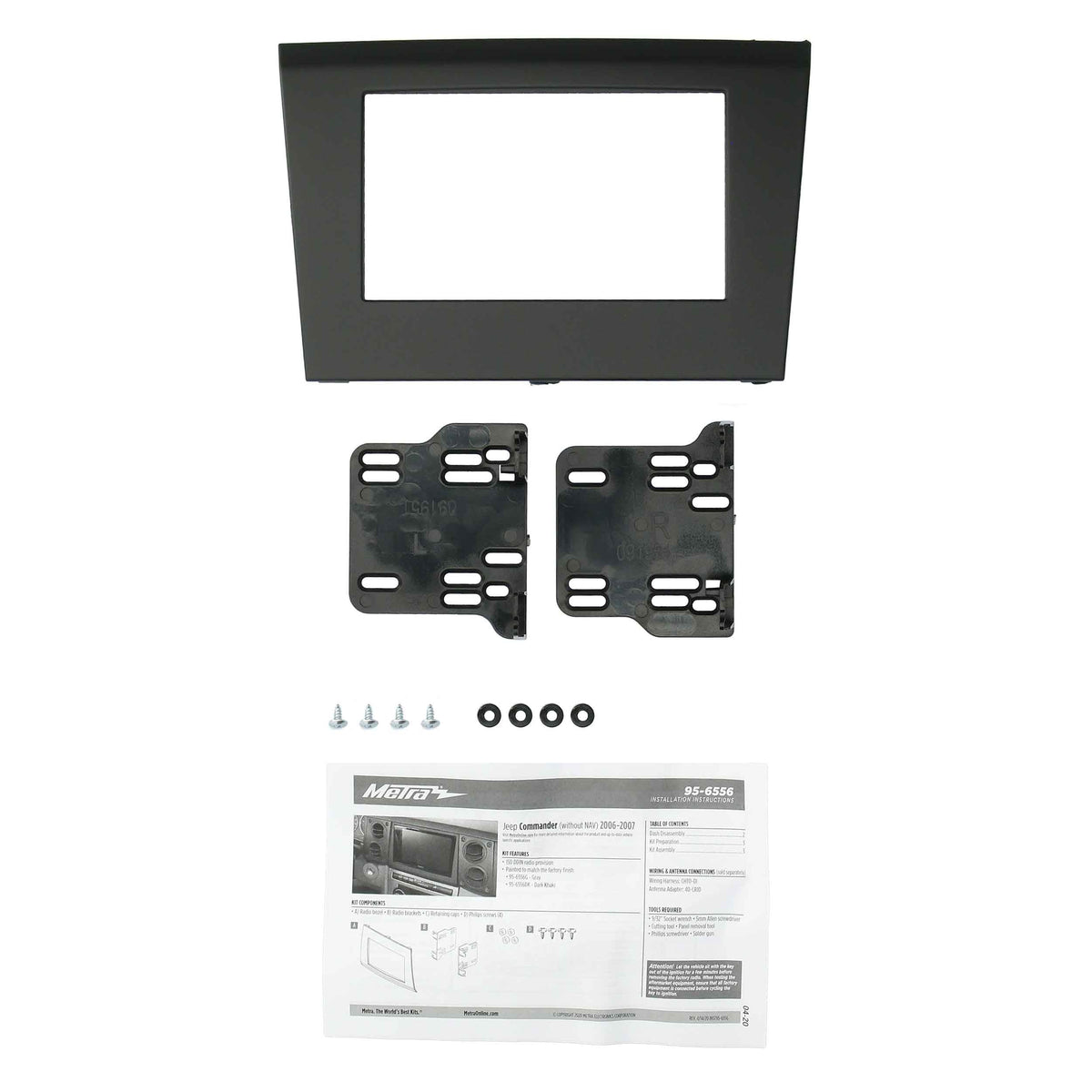 Metra 95-6556G Jeep Commander 2006-2007 without NAV