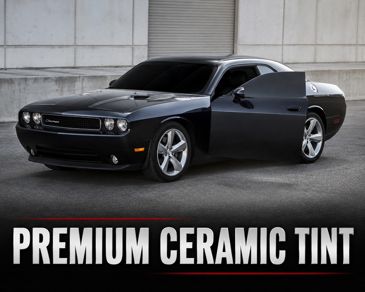 Front Side Windows | Premium Ceramic Tint Pattern Dodge challenger