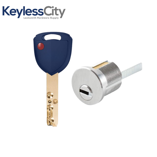 Secure Function  Rimo Cylinder - 1" - 1/8" (28.575 mm) - Satin Chrome