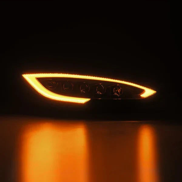 AlphaRex 12-21 Tesla Model S NOVA-Series LED Projector Headlights Black