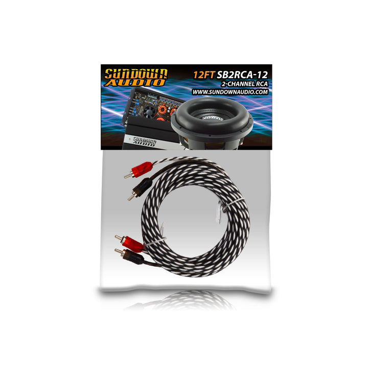 Sundown Audio 12 ft. 2 Channel Budget RCA Interconnect Cables (SB Series)