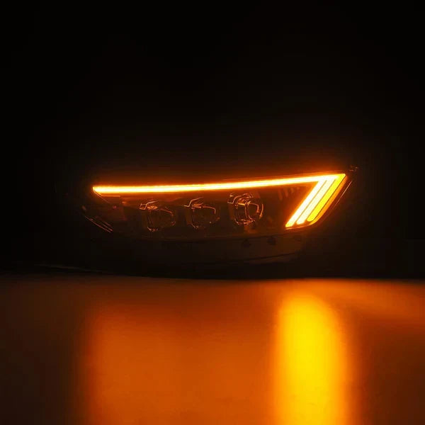 AlphaRex 15-17 Ford Mustang/18-20 Mustang Shelby GT350/GT500 NOVA-Series LED Projector Headlights Black