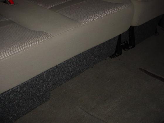 2006-2008 Dodge Mega Cab Down Fire Carpeted Sub Box 2 x 12"
