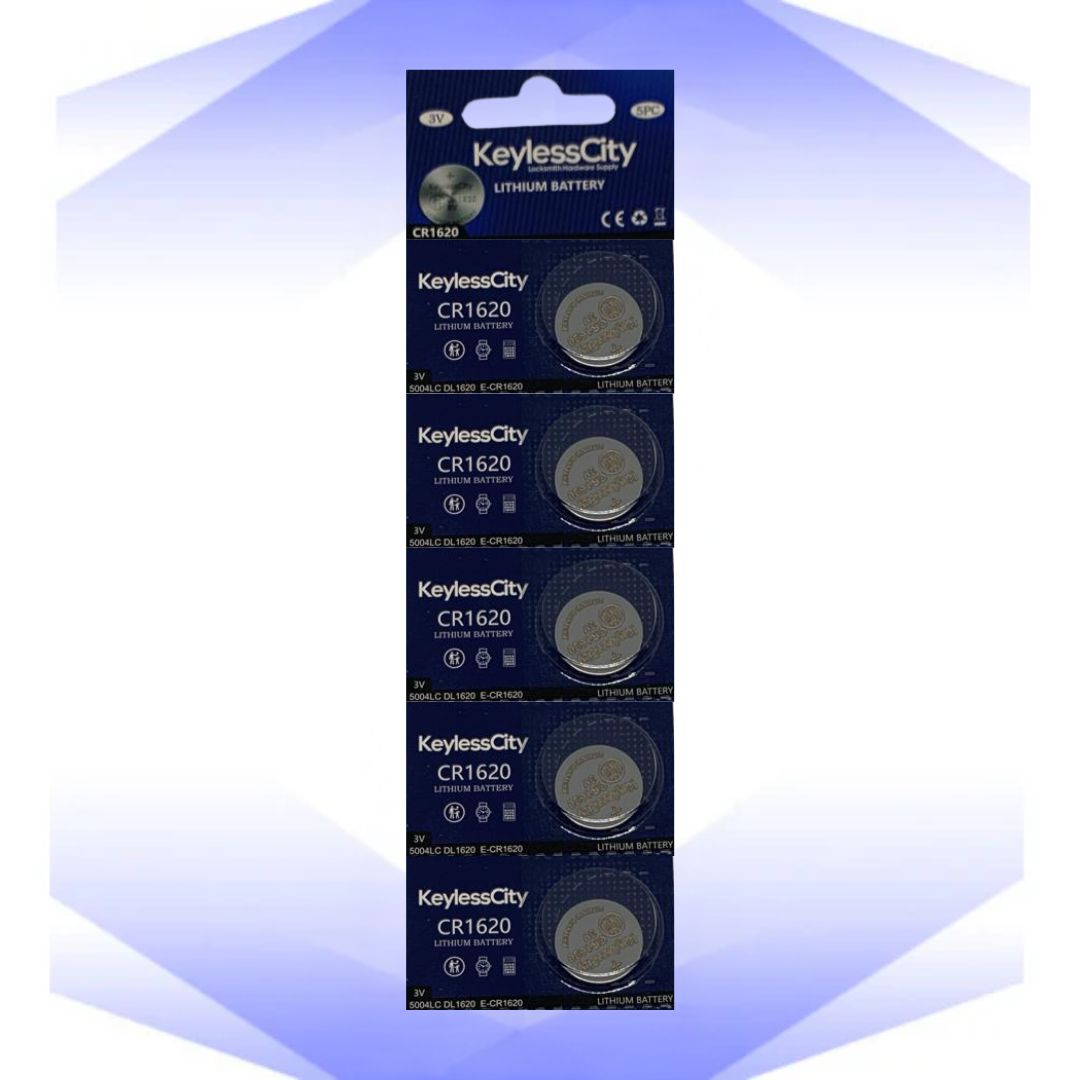CR1620 - 3V Lithium Battery (5-Pack)