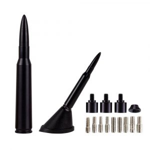 AMMO TENNA 30FB 4.25"" Billet Aluminum .30 Cal Replica Antenna Mast (Flat Black) electronic