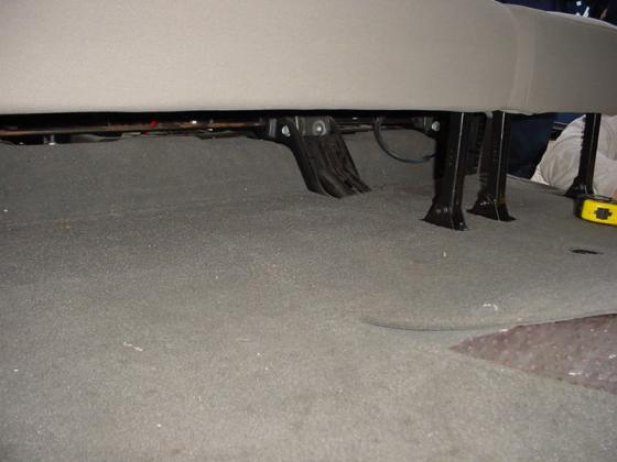 2006-2008 Dodge Mega Cab Down Fire Carpeted Sub Box 2 x 12"