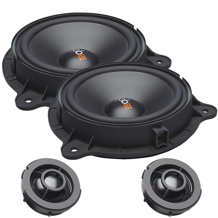 PowerBass OE65C-NS - 6"x9" Direct Fit - Nissan OEM Component Speaker Kit / 80Wmrs - 160Wmax - Pair