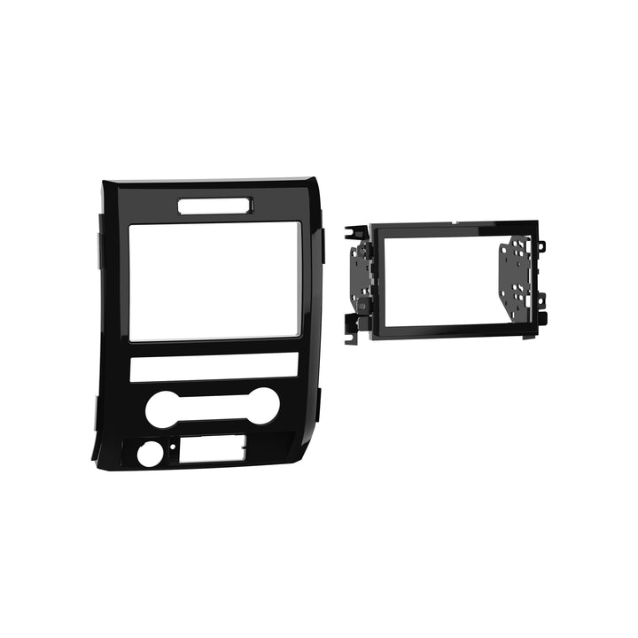 Metra 95-5820HG Dash Kit Fits select 2009-14 Ford F-150 Regular Cab, Supercab, and Supercrew (FX2, FX4, STX, XL, and XLT models) — double-DIN radios (Black High Gloss)