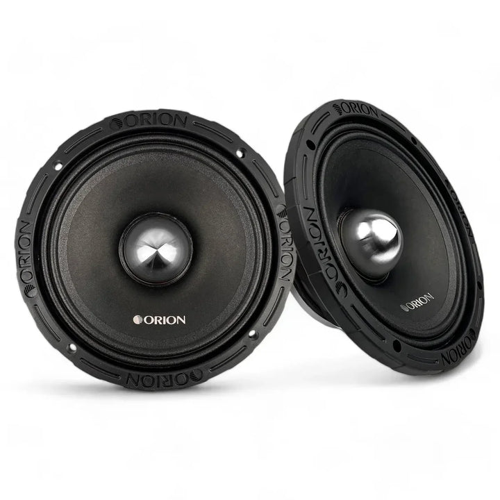 Orion HCCA854NHP 8" 650W RMS High Efficiency Midrange Speakers 4-Ohm (Pair)
