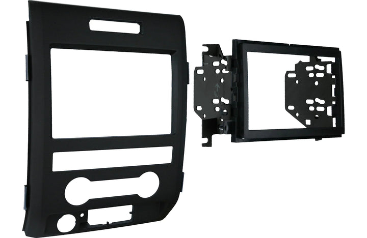 Metra 95-5820B Dash Kit Fits select 2009-14 Ford F-150 Regular Cab, Supercab, and Supercrew (FX2, FX4, STX, XL, and XLT models) — double-DIN radios (Matte Black)