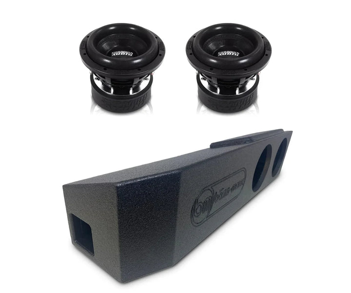 (2) Sundown Audio SA8 v3 & Jeep Gladiator 18-25 Dual 8" Subwoofer Box Combo