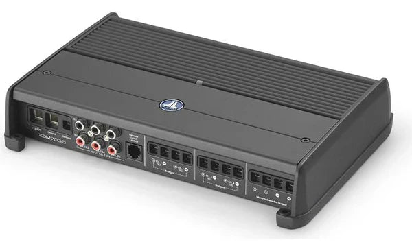 JL Audio XDM700/5 5-channel car/marine amplifier — 75 watts RMS x 4 at 4 ohms + 300 watts RMS x 1 at 2 ohms