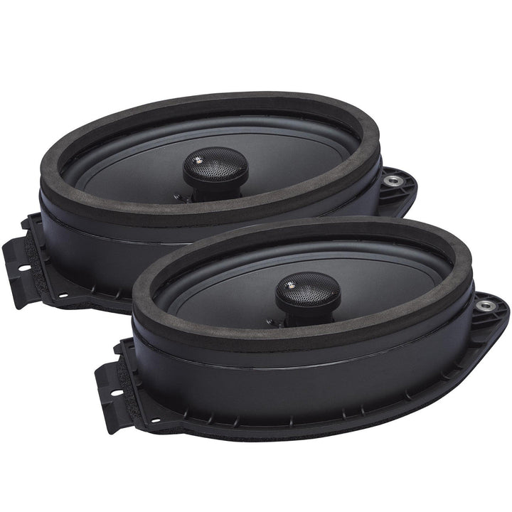 PowerBass OE692-GM2 6"x9" Direct Fit - GMC OEM Coaxial Speakers / 80Wmrs - 160Wmax (2 ohm)