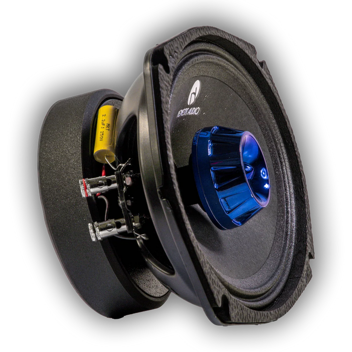 Nemesis Audio NA-PRO69 6x9" 300W RMS Midrange Speakers with Built-in Bullet Tweeter 4-Ohm (Pair)