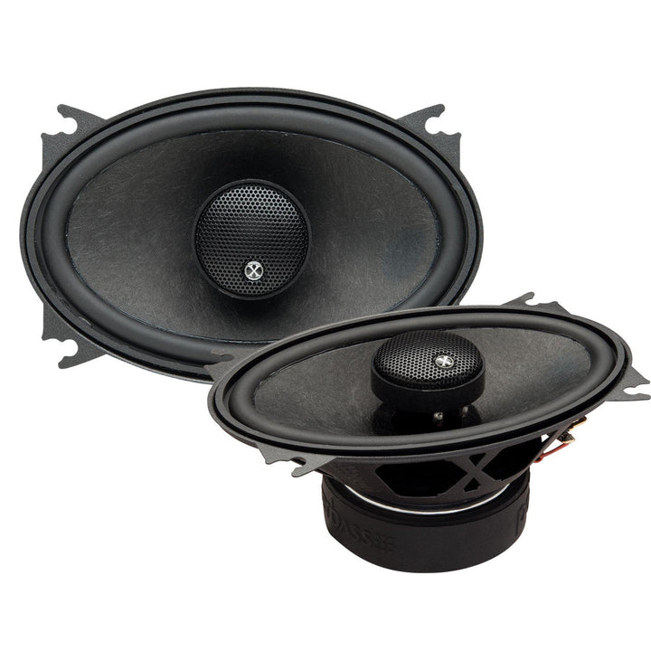 PowerBass 2XL-463 - 4x6" Coaxial Speakers - Pair