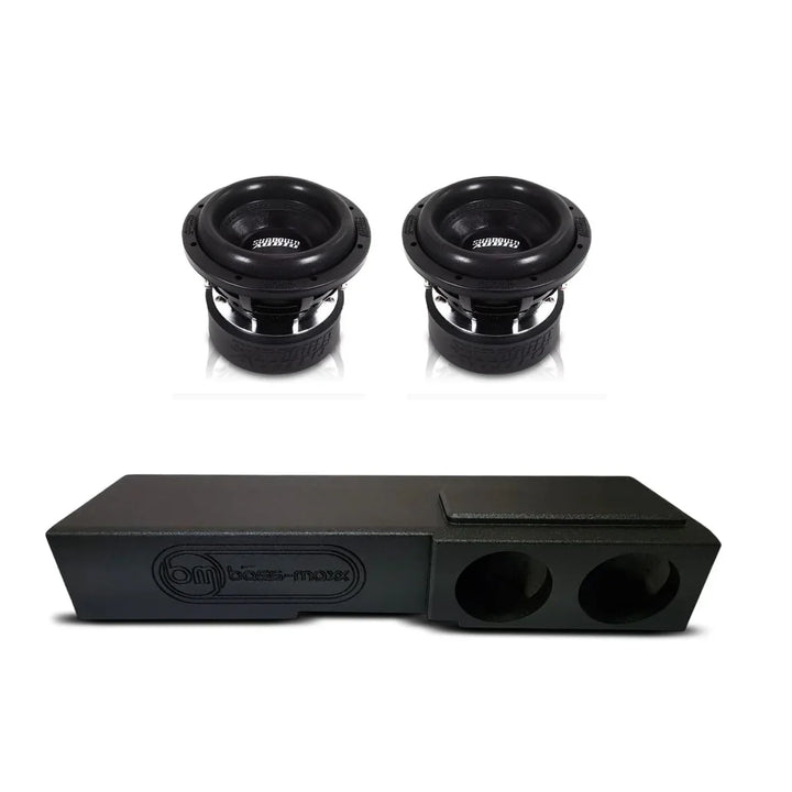 (2) Sundown SA8 v.3 & Ford F-150 09-25 Dual 8" Subwoofer Box Combo