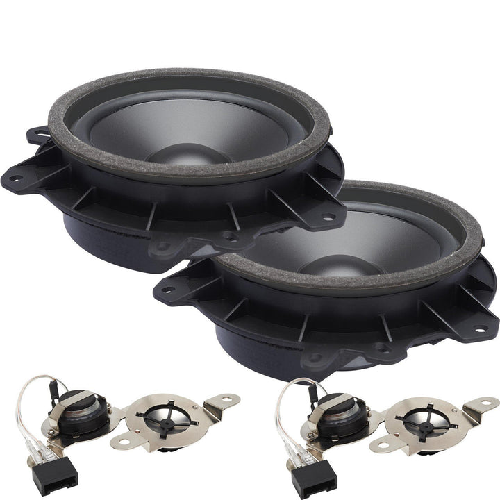 PowerBass OE65C-TY - 6.5" Toyota OEM Component Speaker Upgrade Kit - Pair - Used Very Good