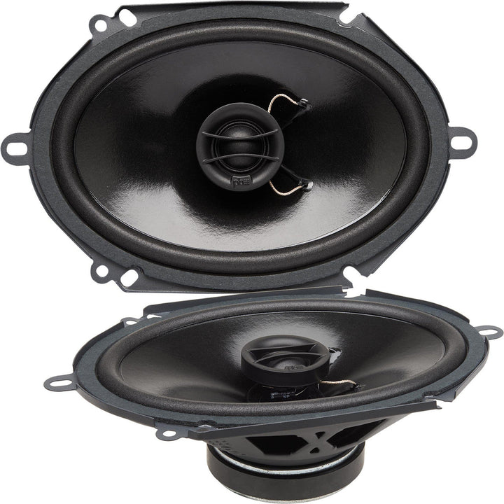 PowerBass S-6802 - 6x8" Coaxial OEM Replacement Speakers - Pair