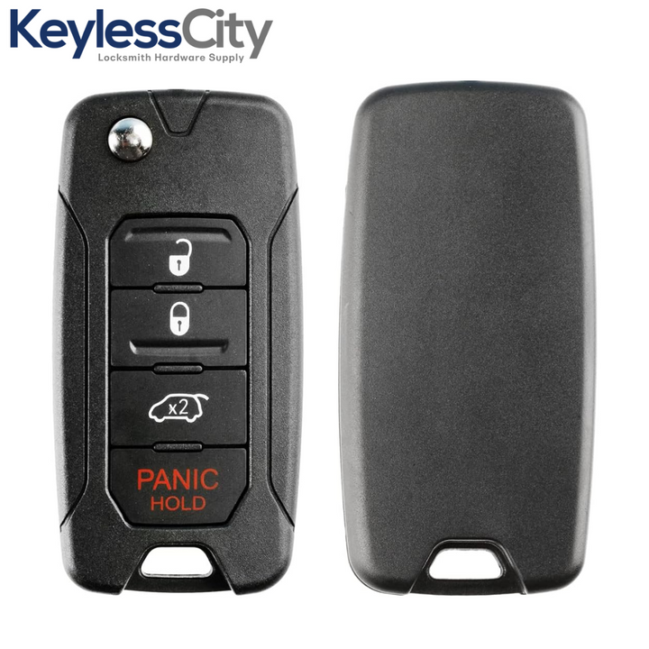Chrysler/ Dodge/ Jeep  / 4-Button Flip Key / OHT692427AA / OHT (AFTERMARKET)