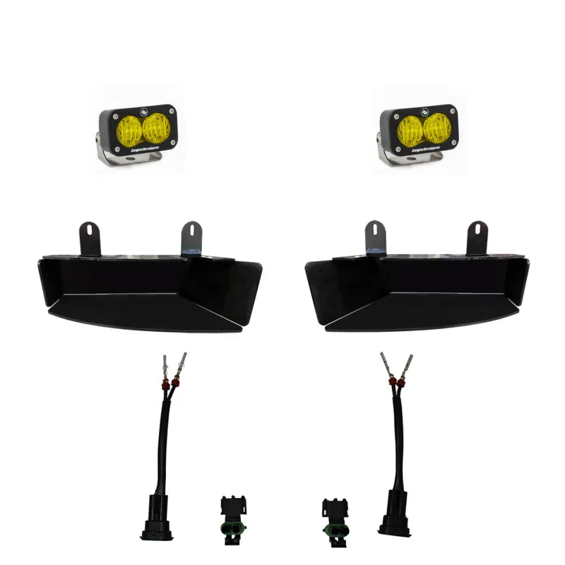 RAM 2500/3500 (2019-2022) S2 Sport Pocket Fog Lights Kit (Amber)