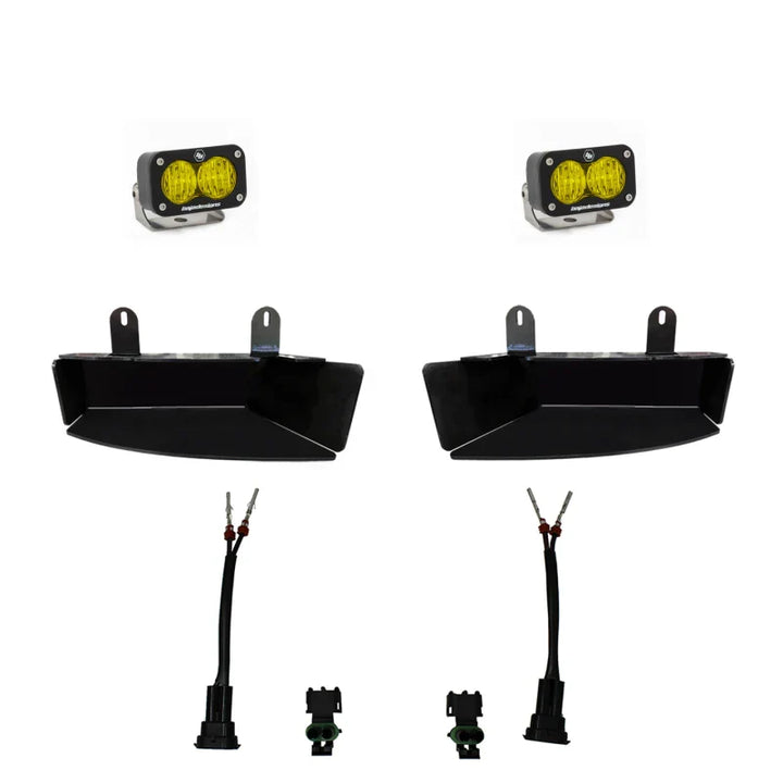 RAM 2500/3500 (2019-2022) S2 Sport Pocket Fog Lights Kit (Amber)
