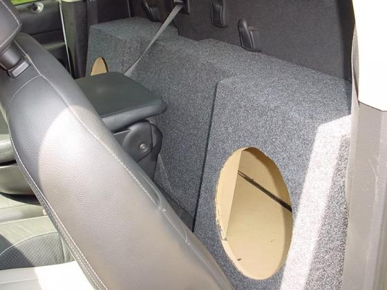 2002 & UP Dodge Regular Cab Carpeted Subwoofer Box sub Box 2X12"