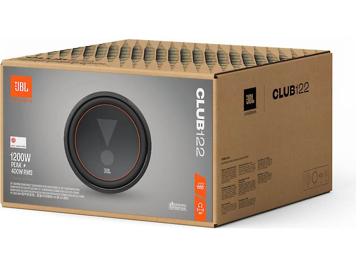 JBL Club 102 10” Subwoofer 350W RMS Switchable 2Ω/4Ω – Deep Hard-Hitting Bass Without Breaking the Bank