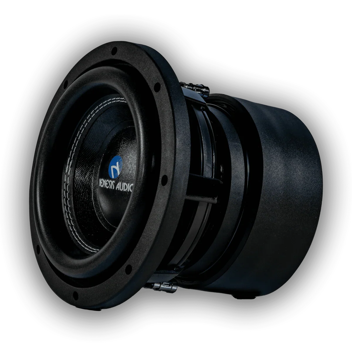(2) Nemesis Audio NA-8M 8" 700W RMS & Chevy Crew Cab 07-18 Dual 8" Subwoofer Box Combo