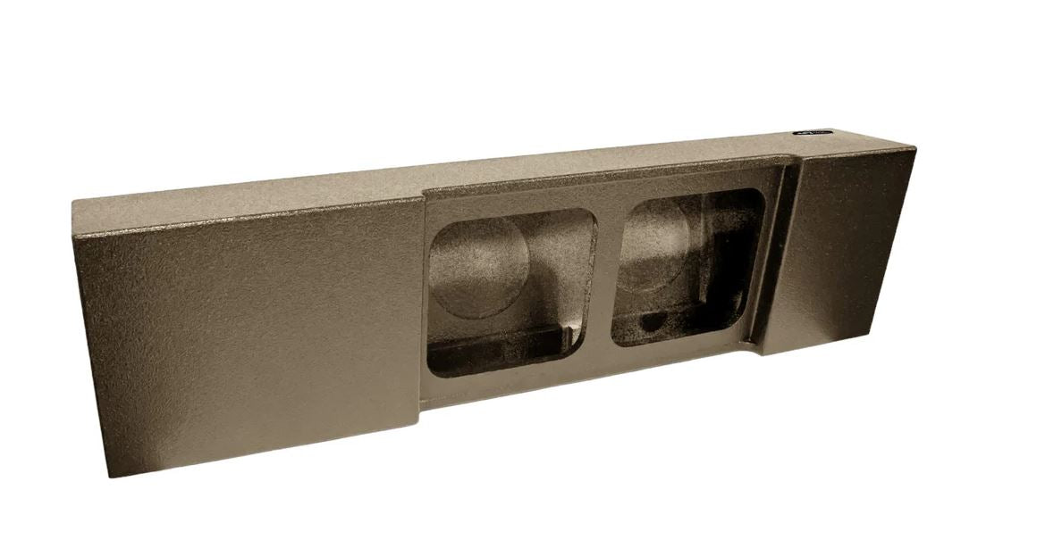 Elite Audio Enclosures | Ford F-250 / F-350 / F-450 Super Duty 2017+ Dual 12" Deluxe Ported- USA Made Subwoofer Box with Bed 
