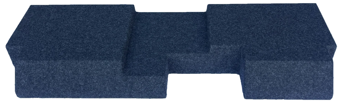 2019 & UP JEEP GLADIATOR  2X12"  UP FIRE Carpeted