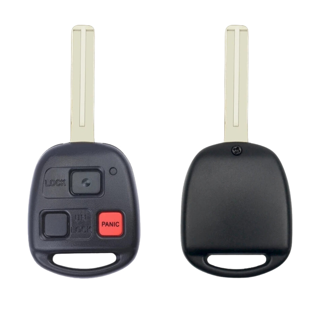 2003-2008 Lexus / 3-Button Remote Head Key / HYQ1512V / 4D68 Chip / Short Blade (AFTERMARKET)