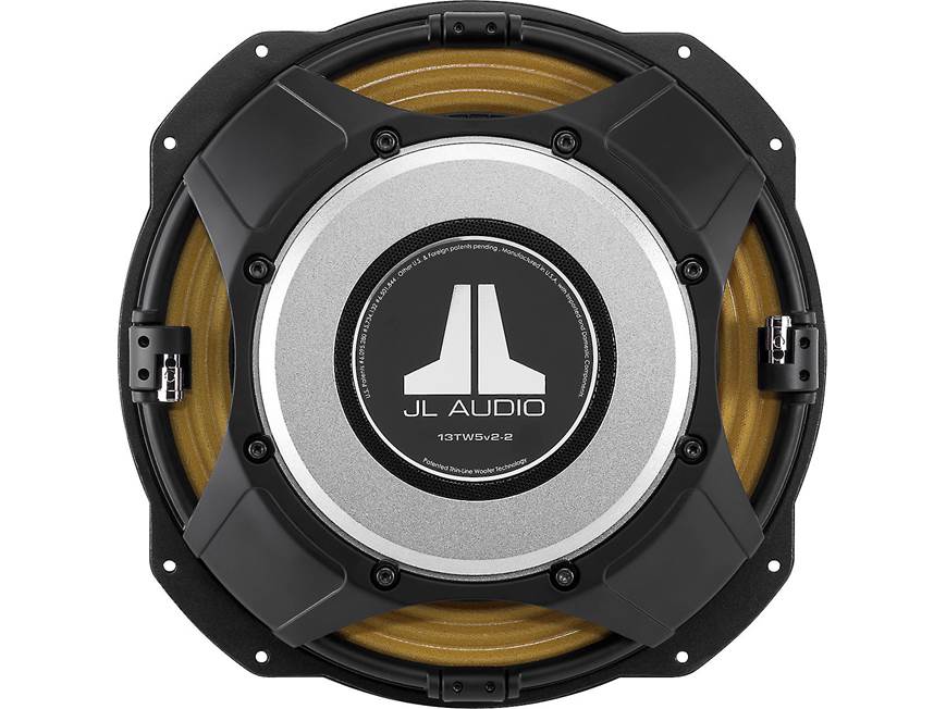 JL Audio 13TW5v2-2 Shallow-mount 13.5" 2-ohm subwoofer